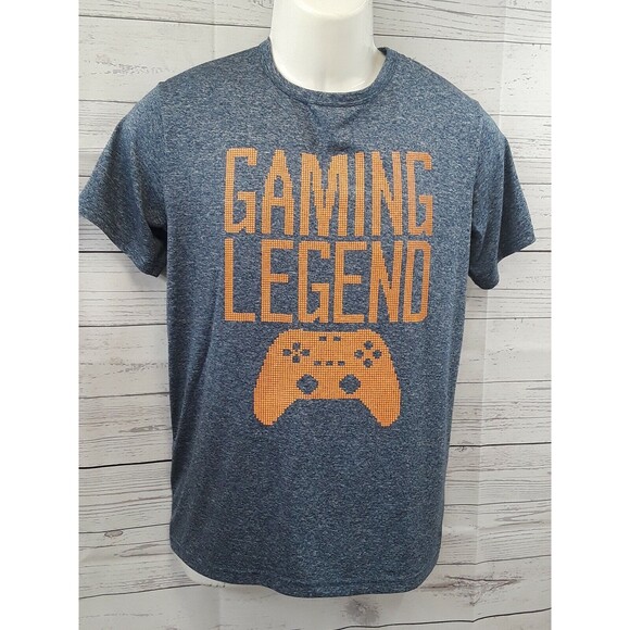 Place Sport T Shirt Gaming Legend Console Orange Gray Graphic Print Sz XXL 16 - Picture 1 of 9